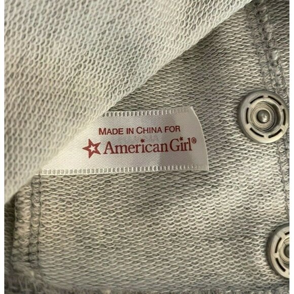 American Girl Doll Skirt Innerstar U Fresh and Fun MyAG Grey Fleece Clothes - Picture 4 of 4